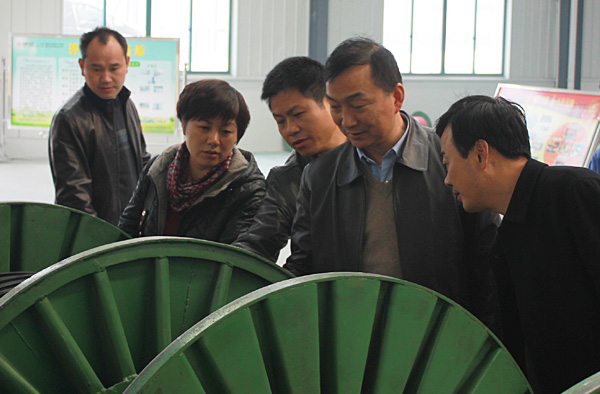 滁州市經(jīng)信委領(lǐng)導(dǎo)來安邦集團(tuán)調(diào)研新項(xiàng)目建設(shè)情況(圖2)